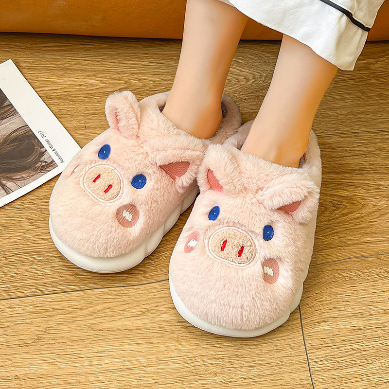 Pig Fluffy Slippers