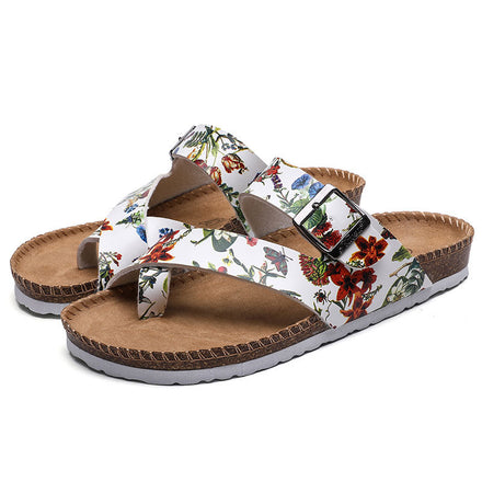 Summer Floral Flip-Flops