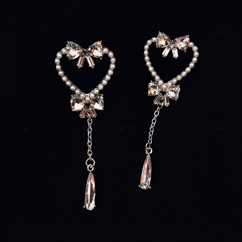 Zircon Heart Earrings