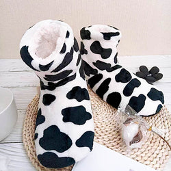 Cow Fluffy Slippers
