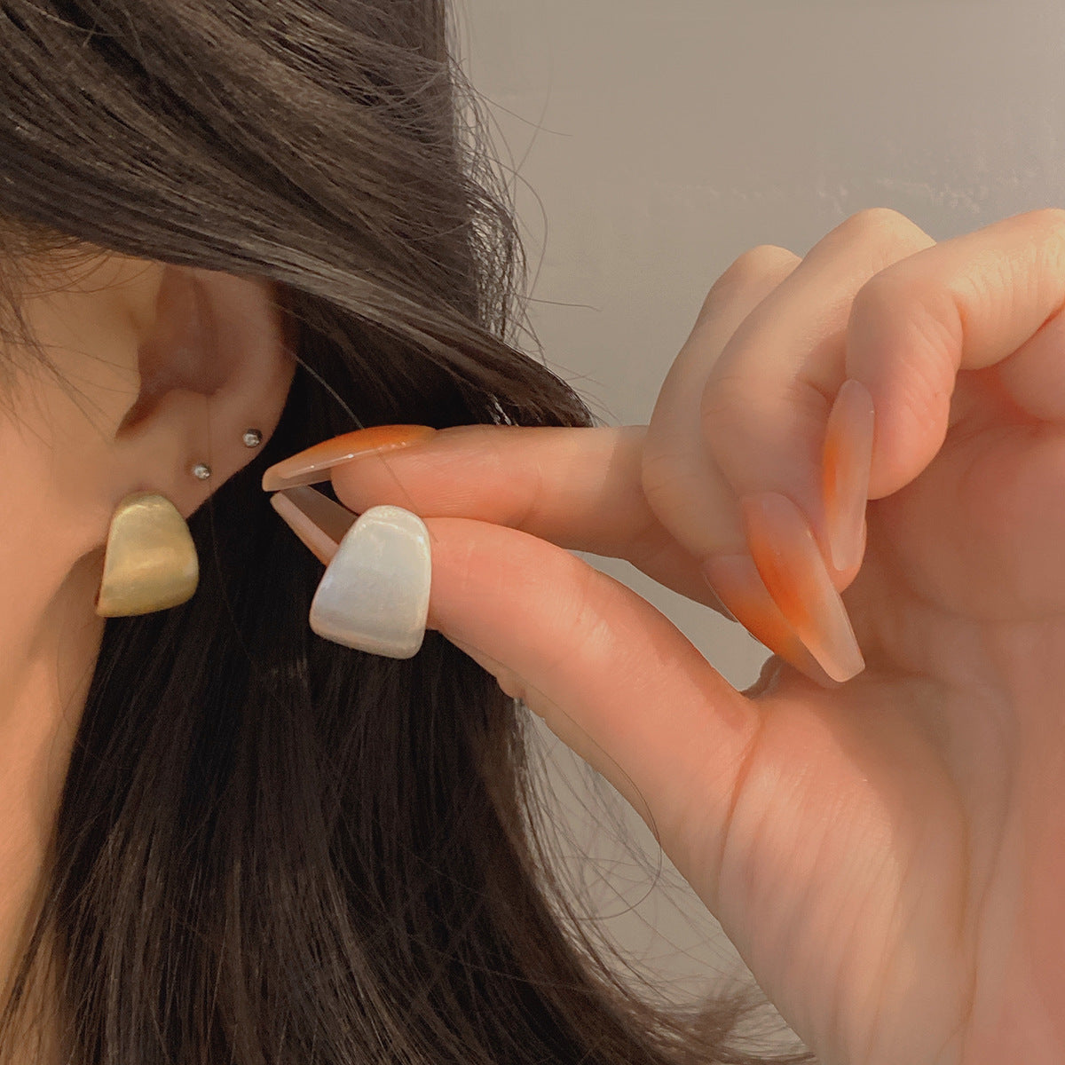 Vintage Brushed Earrings