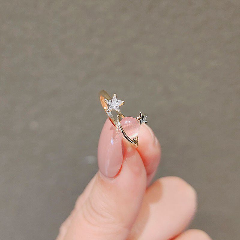 Zircon Star Rings