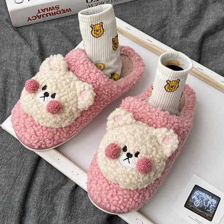 Bear Fluffy Slippers