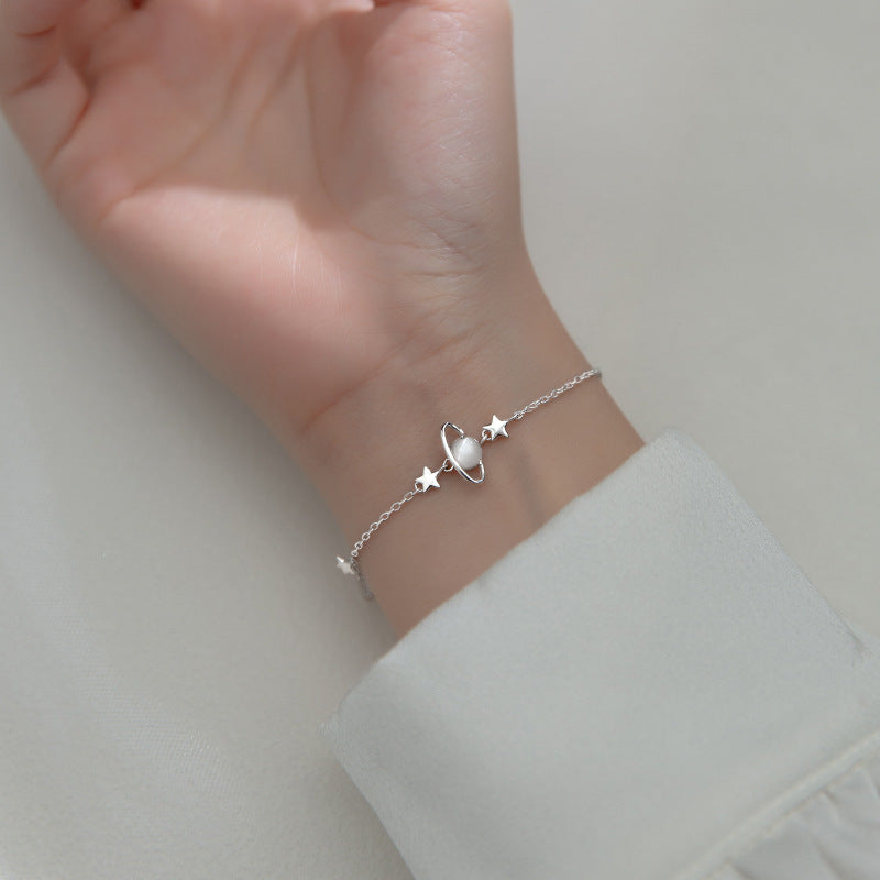 925 Sterling Silver Planet Bracelet