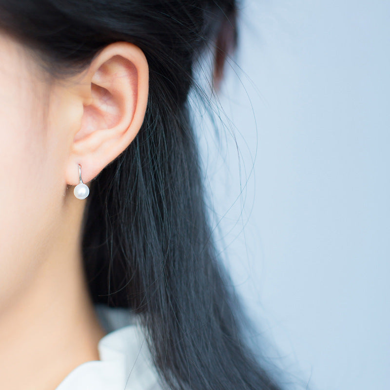 Sweet White Pearl Earrings