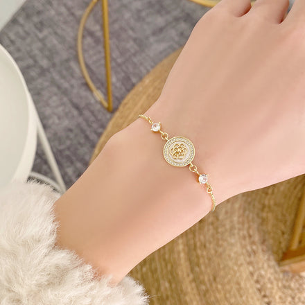 Zircon Flower Bracelet