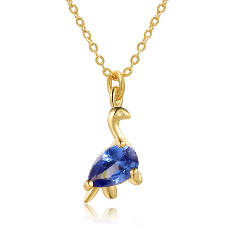 Zircon Dinosaur Necklace