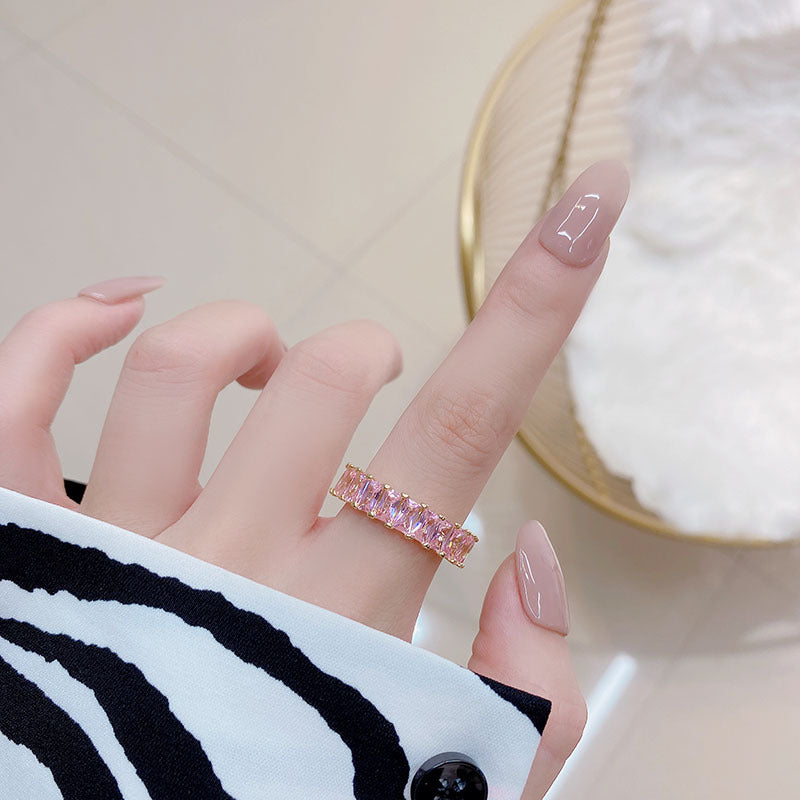 Pink Zircon Rings