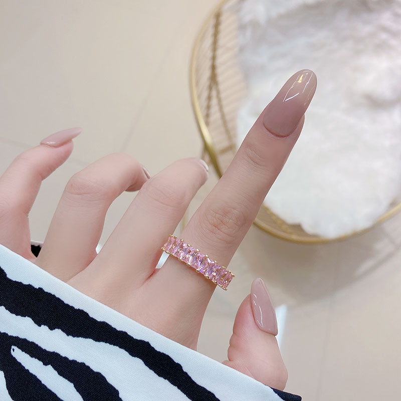 Pink Zircon Rings