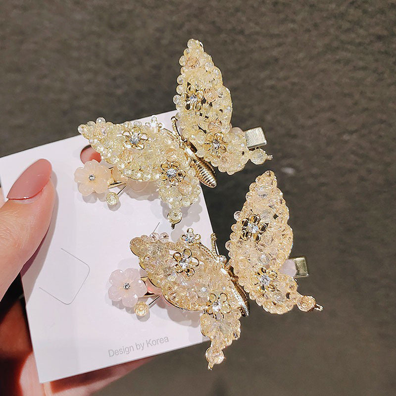 Zircon Butterfly Hair Clip