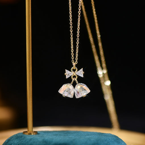 Zircon Bell Necklace