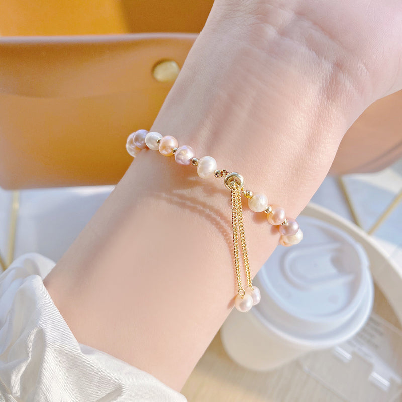 Natural Pearl Flower Bracelet