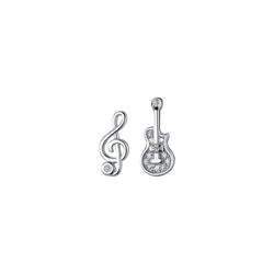 925 Silver Music Earrings