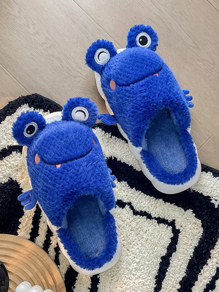 Frog Fluffy Slippers