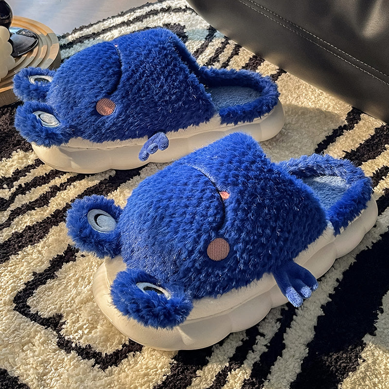 Frog Fluffy Slippers