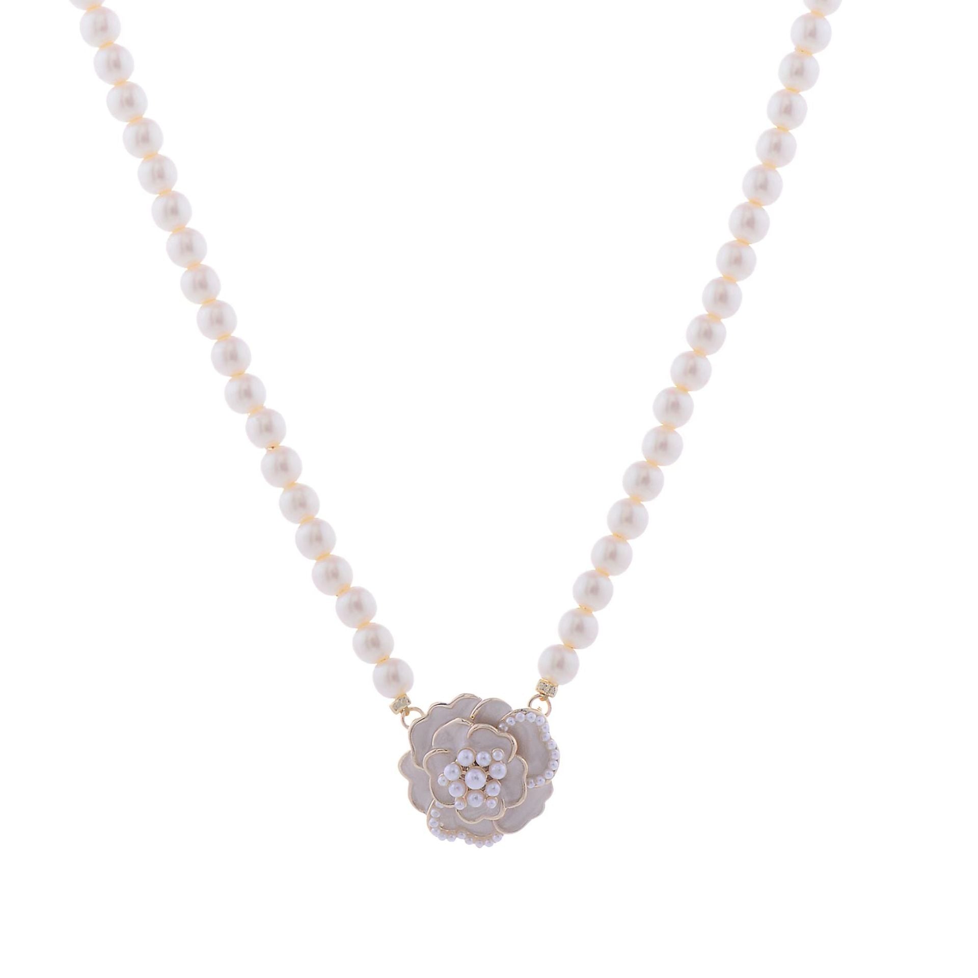 Zircon Flower Necklace