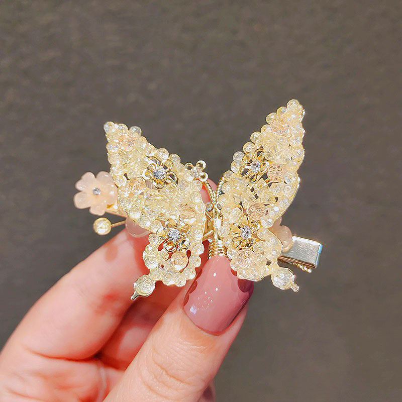 Zircon Butterfly Hair Clip