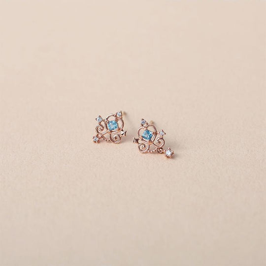 Zircon Heart Earrings