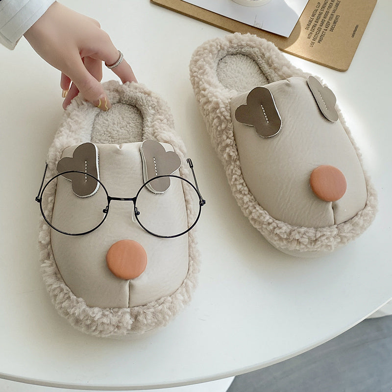 Christmas Deer Fluffy slippers