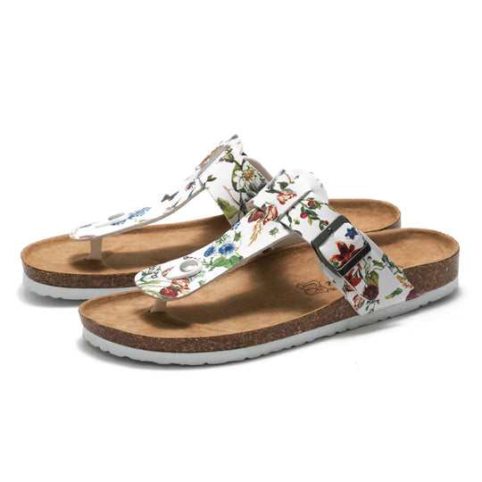 Summer Floral Flip-Flops