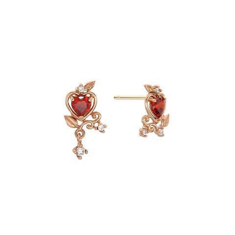 Zircon Heart Earrings