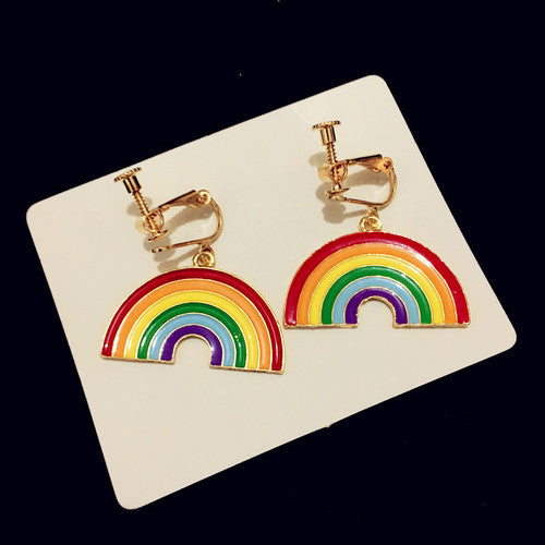 Rainbow earrings/necklace