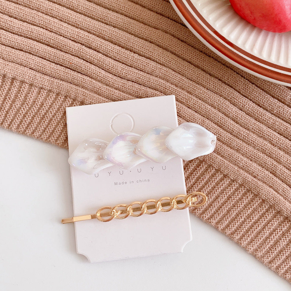 Shell Hair Clip Set, 2 pcs