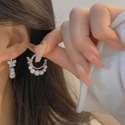 Butterfly Pearl Earrings