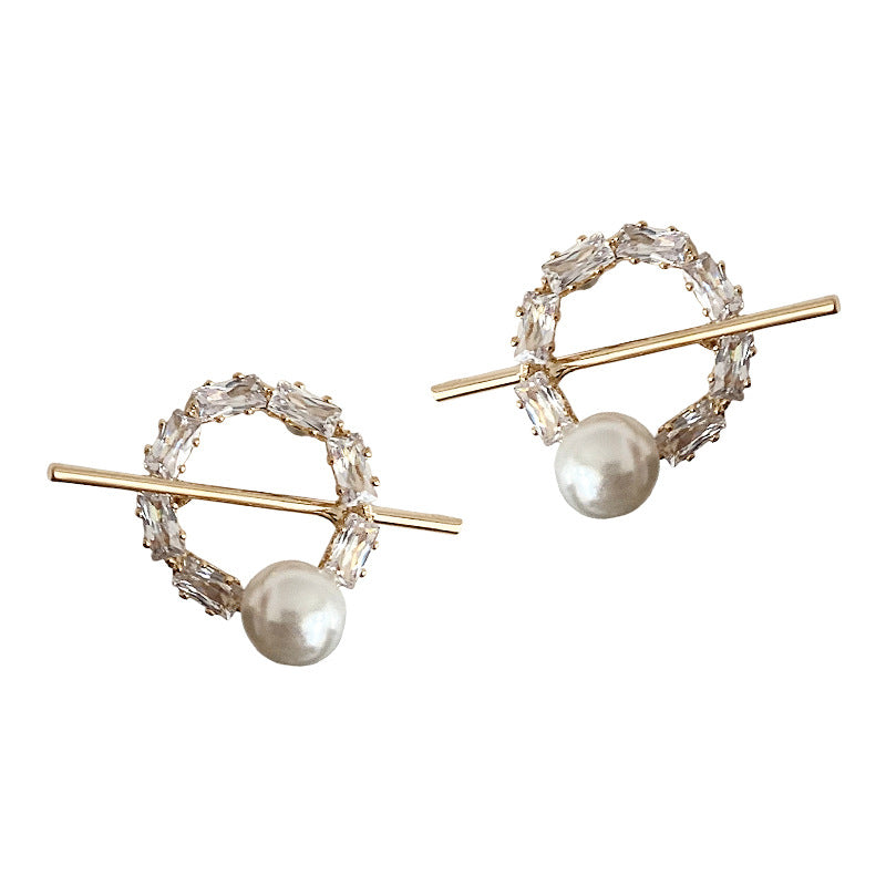 Faux Pearl Earrings