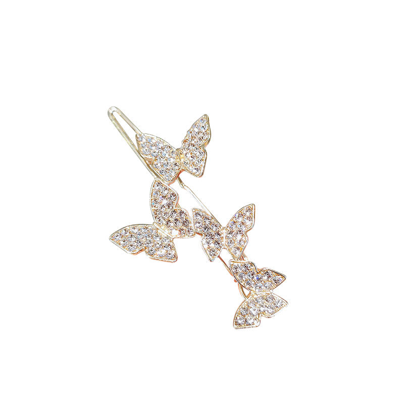 Zircon Butterfly Hair Clip