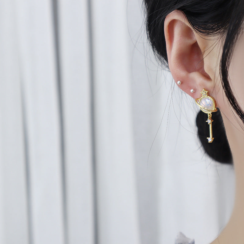 Zircon Star Earrings