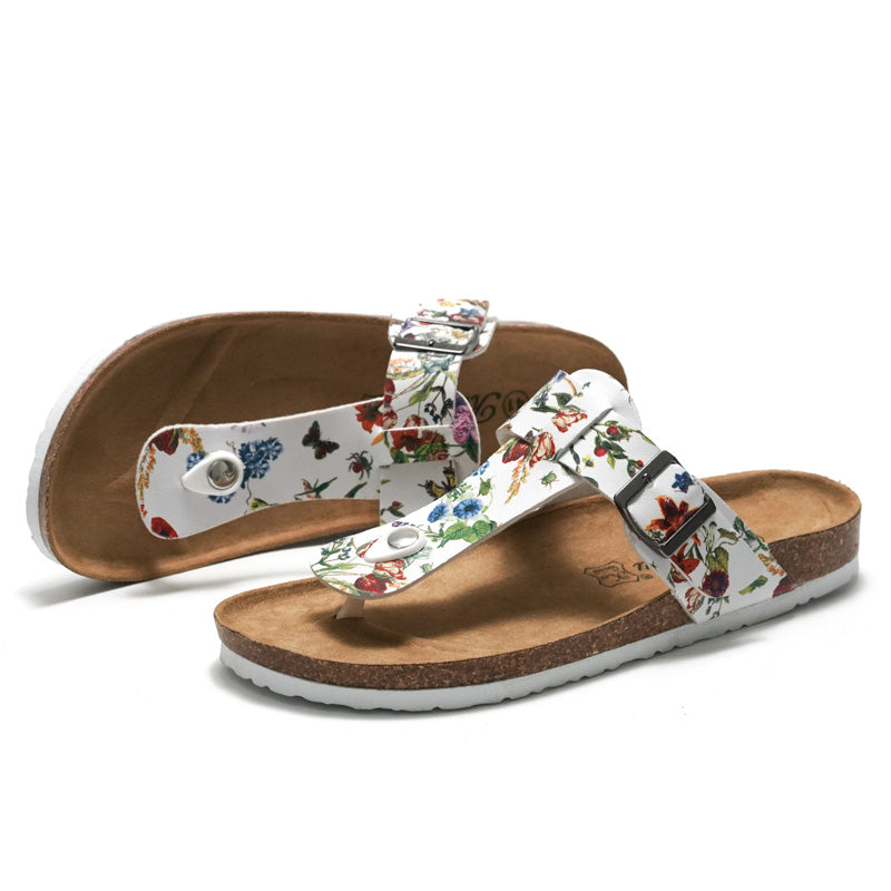 Summer Floral Flip-Flops