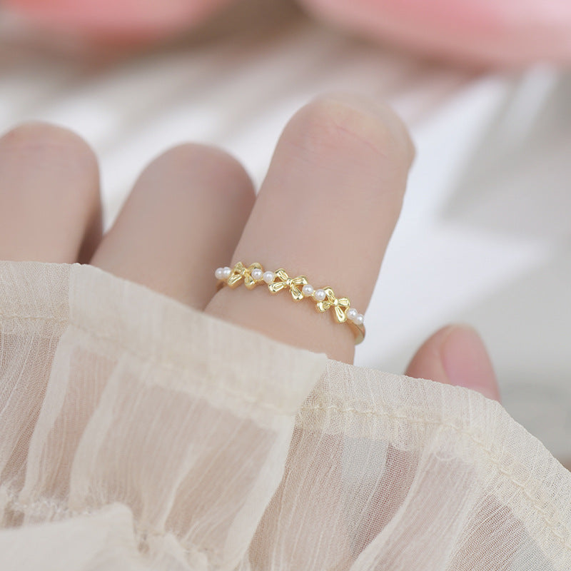 Faux Pearl Rings