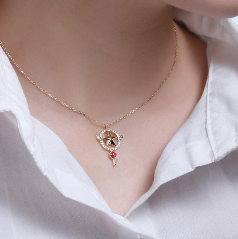 Zircon Heart Necklace