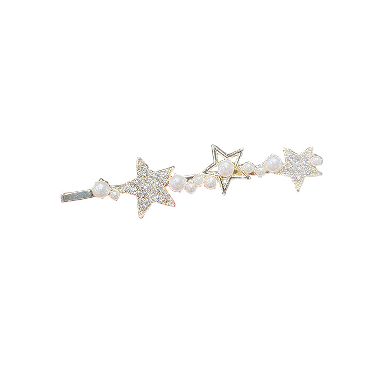 Zircon Star Hair Clip, 2 pcs