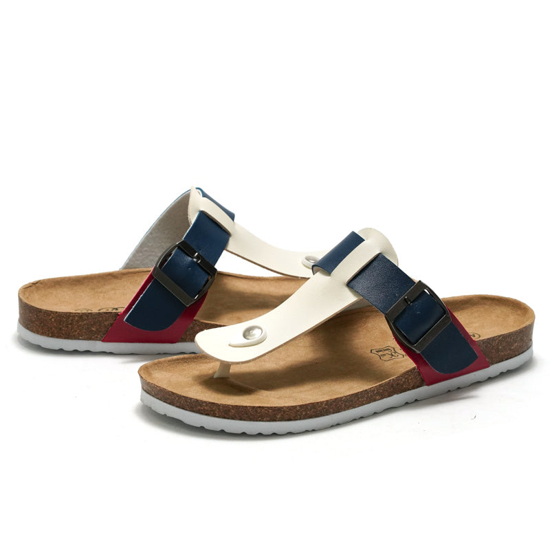 Summer Colorblock Flip Flops