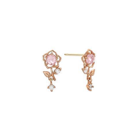 Zircon Heart Earrings