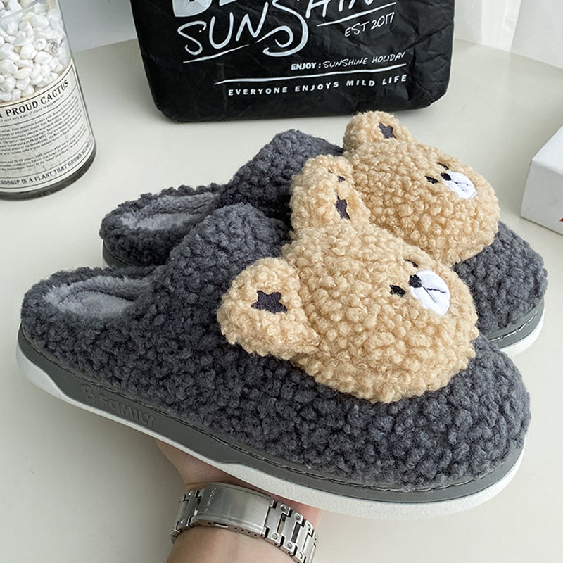 Bear Fluffy Slippers