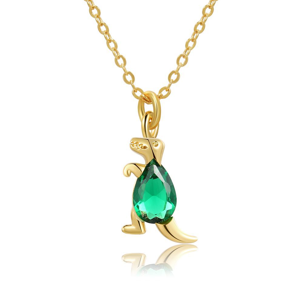 Zircon Dinosaur Necklace