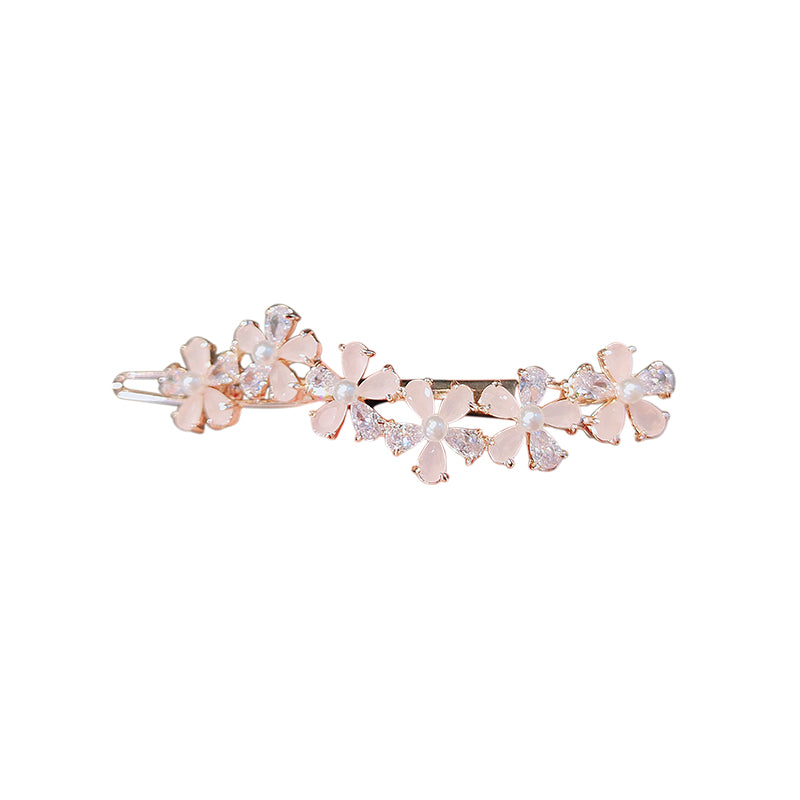 Zircon Flower Hair Clip