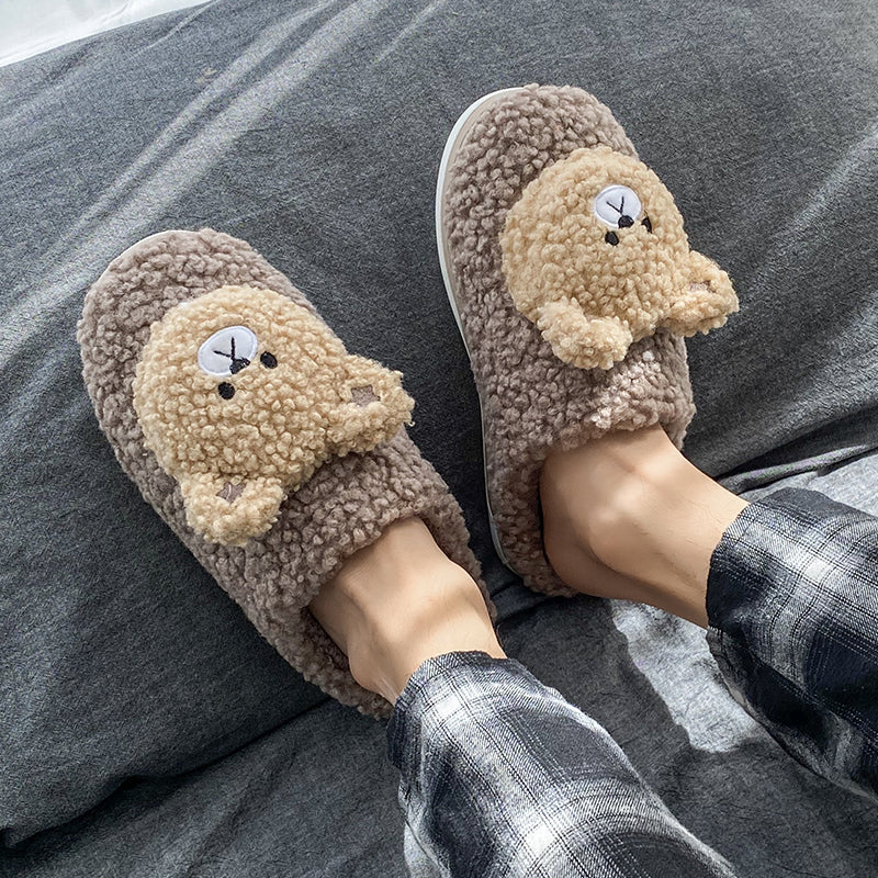 Bear Fluffy Slippers