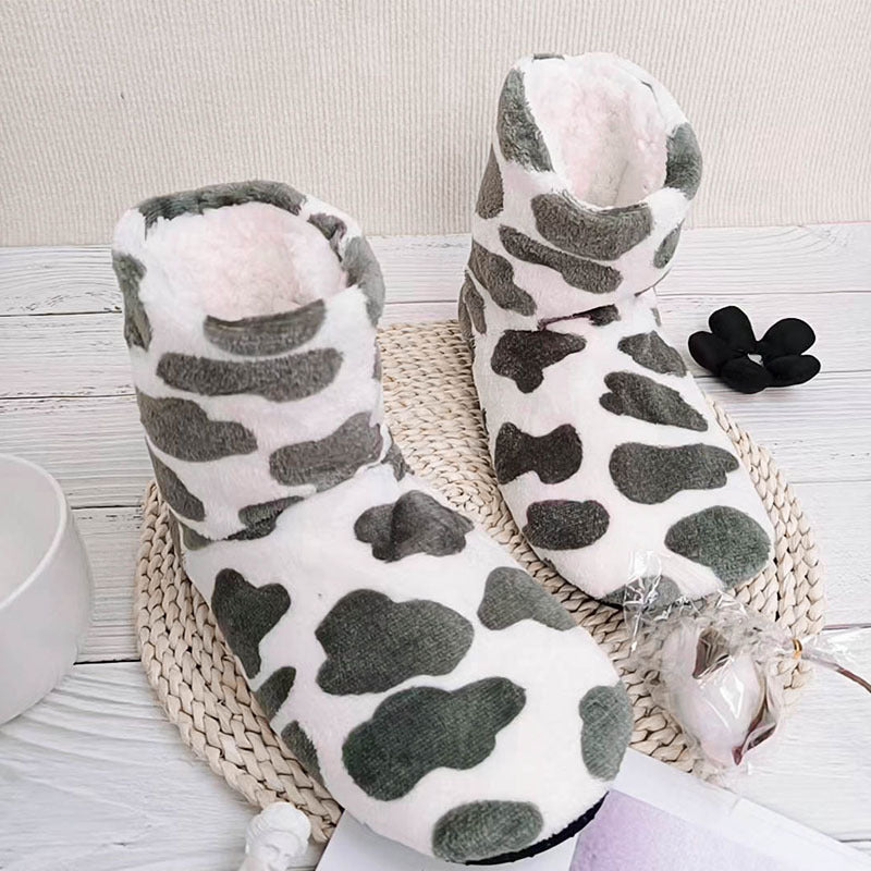 Cow Fluffy Slippers