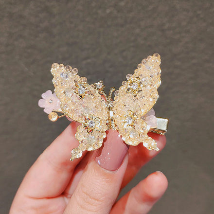 Zircon Butterfly Hair Clip