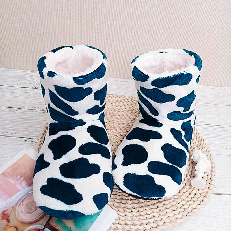 Cow Fluffy Slippers