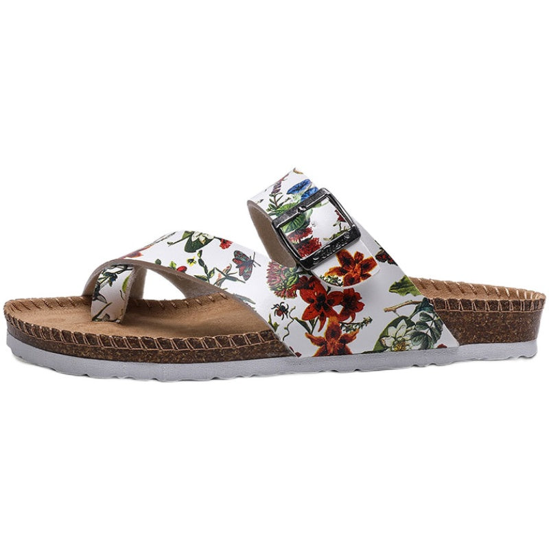 Summer Floral Flip-Flops