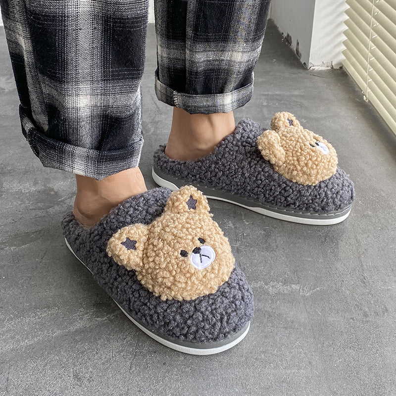 Bear Fluffy Slippers