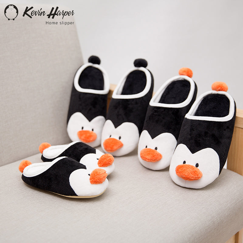 Penguin Fluffy Slippers