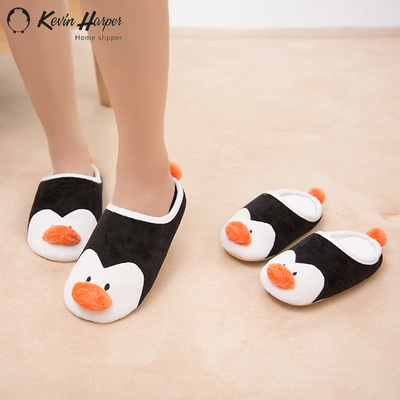 Penguin Fluffy Slippers