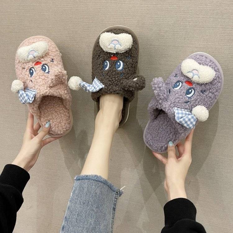 Bear Fluffy Slippers