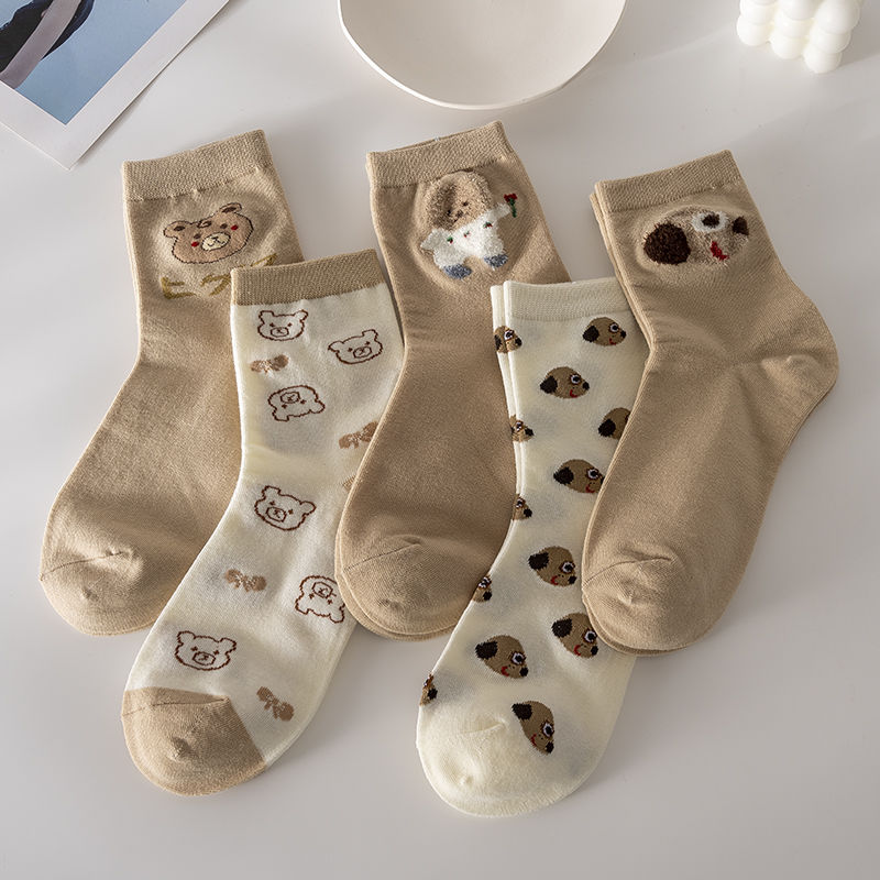 Bear Socks, 5-Pair Pack